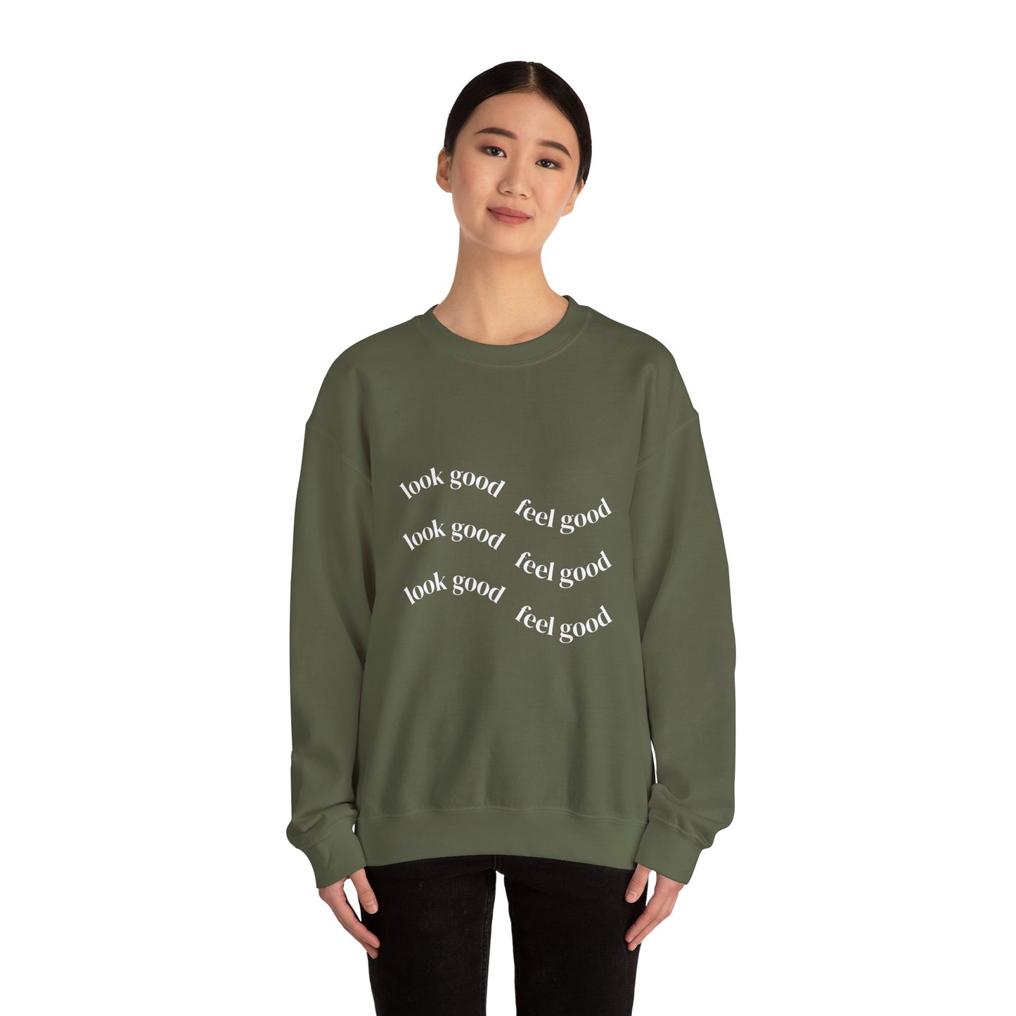 Pump - Unisex "Look Good Feel Good" Crewneck